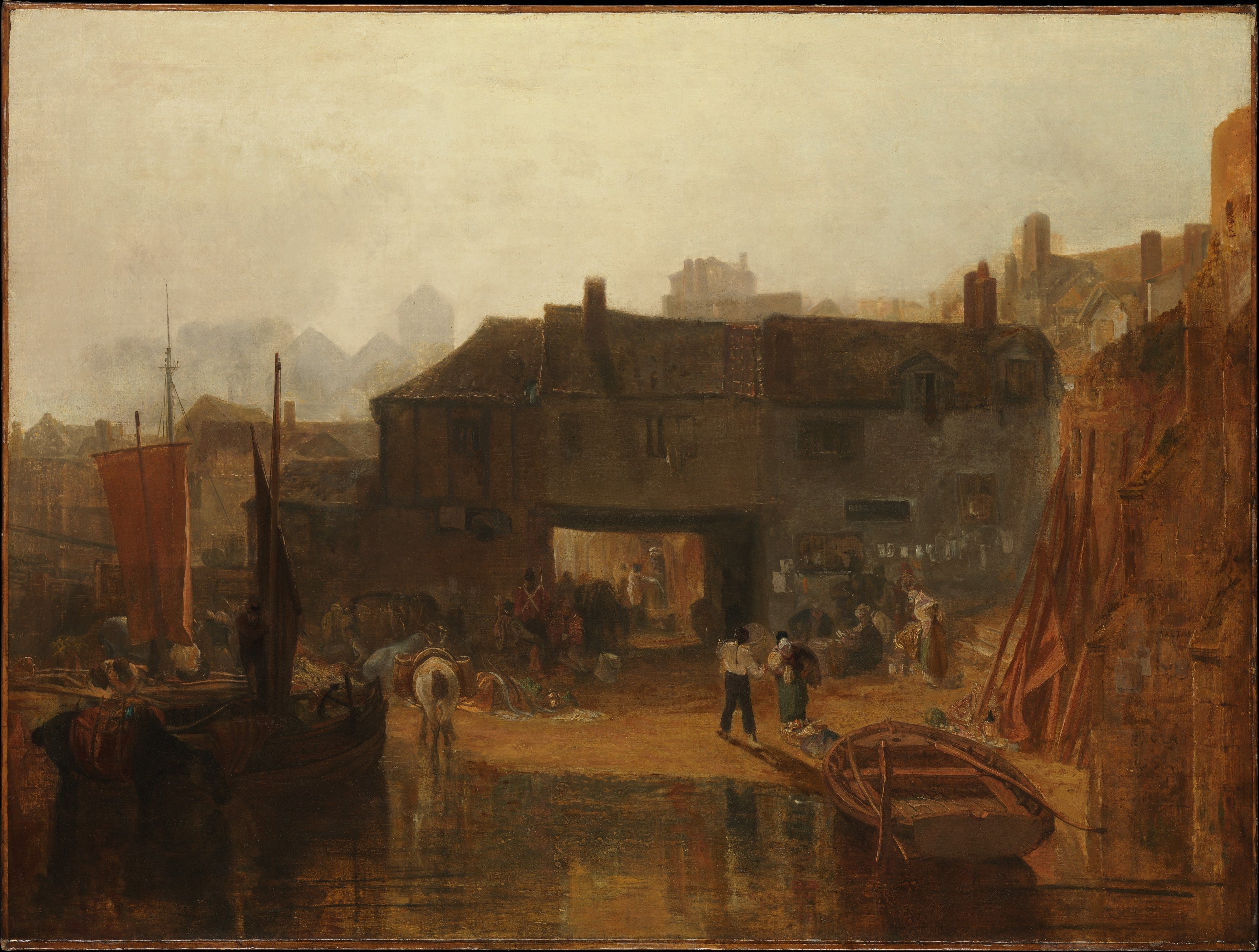 Saltash with the Water Ferry, Cornwall — J. M. W. Turner (1811)