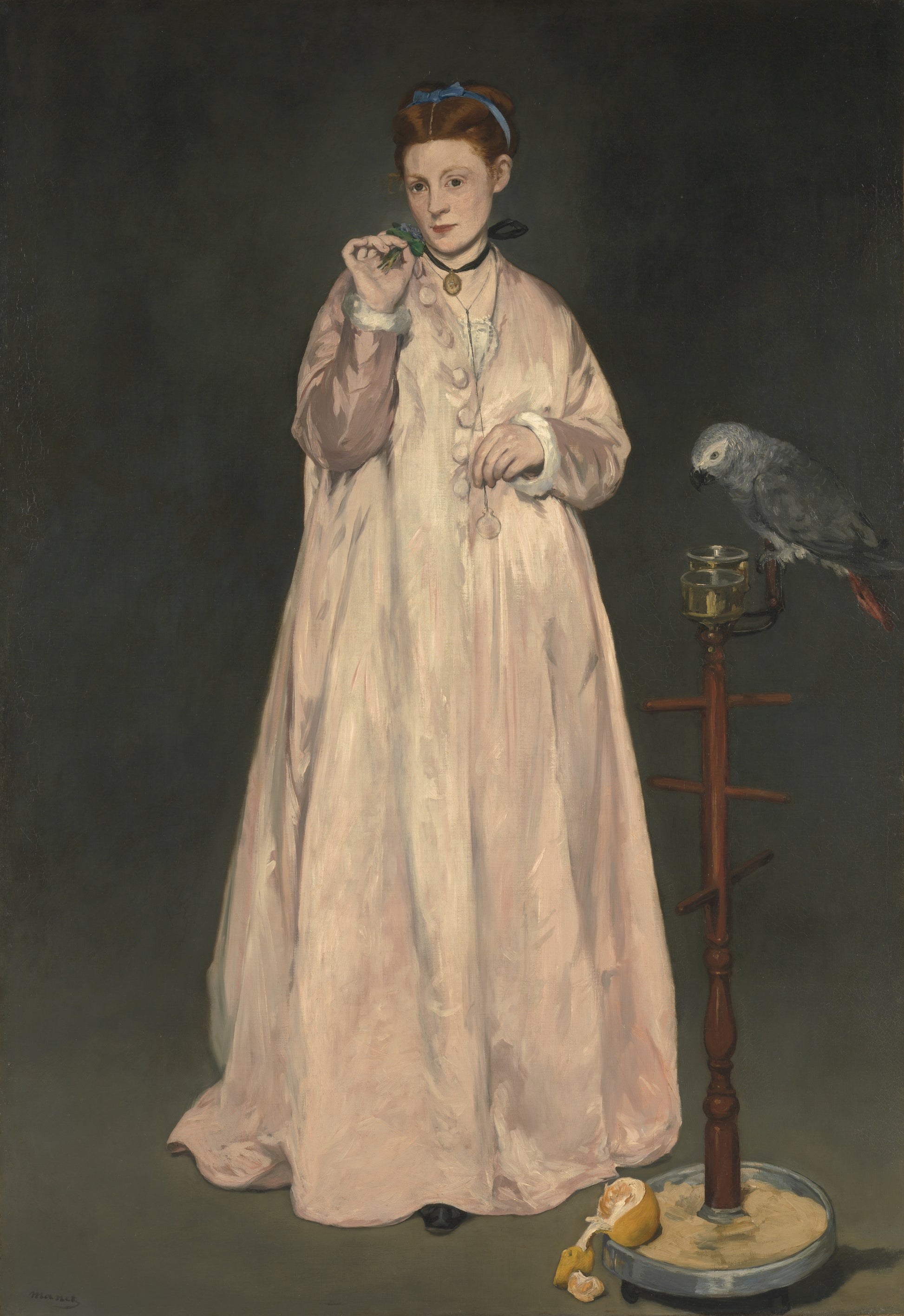 Young Lady in 1866 — Édouard Manet (1866)