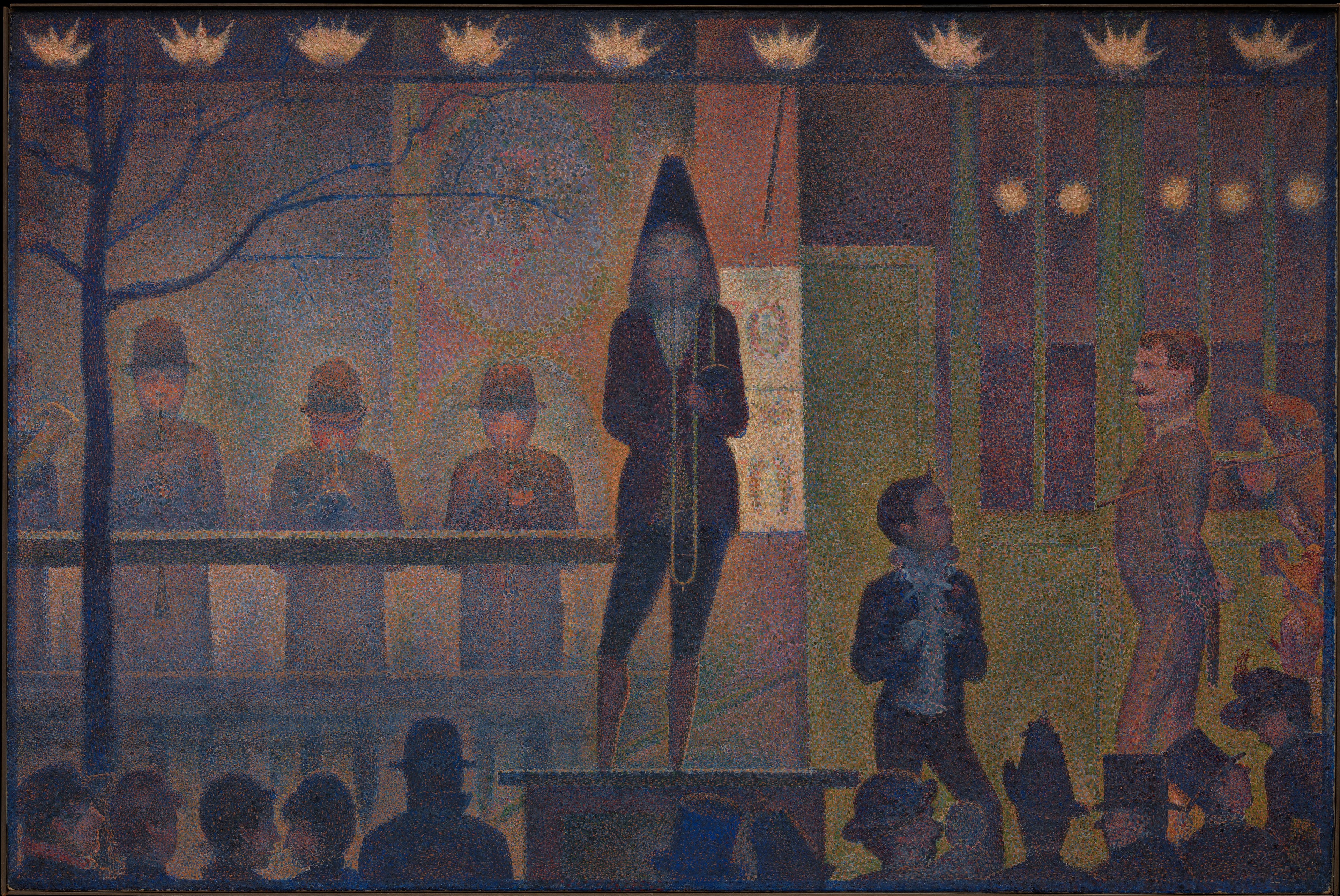 Circus Sideshow (Parade de cirque) — Georges Seurat (1887–88)