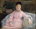 The Pink Dress — Berthe Morisot (ca. 1870)