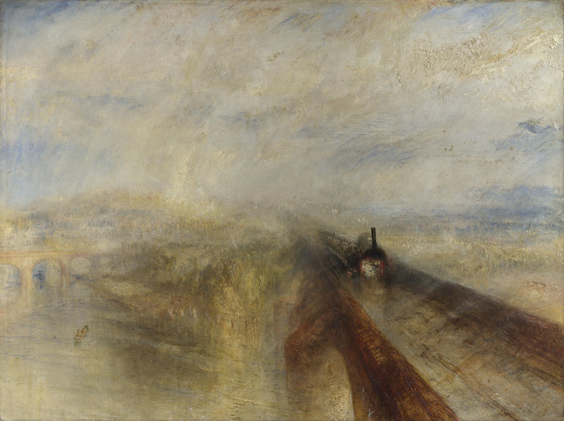 Rain, Steam and Speed – The Great Western Railway — J. M. W. Turner (1844)