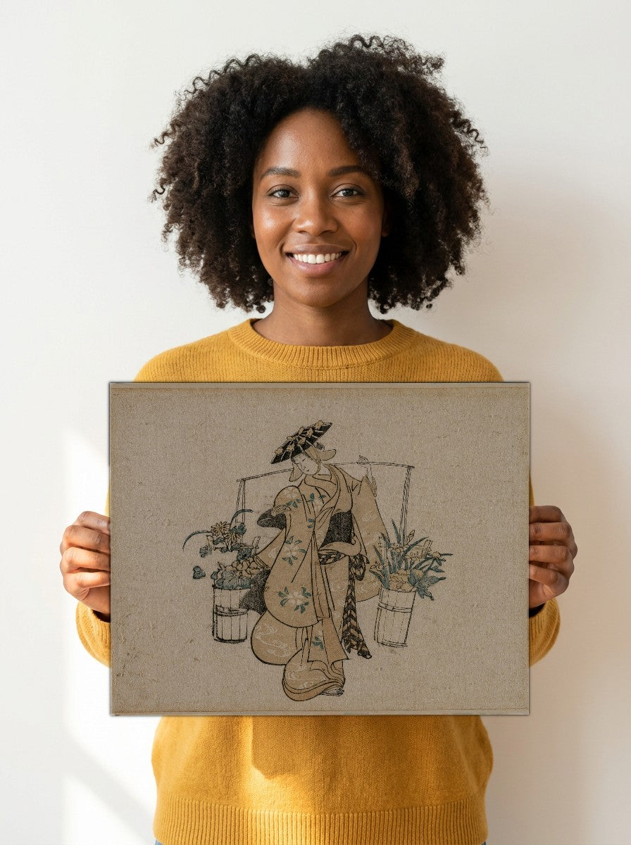 Held for scale — 14 x 11 inch canvas