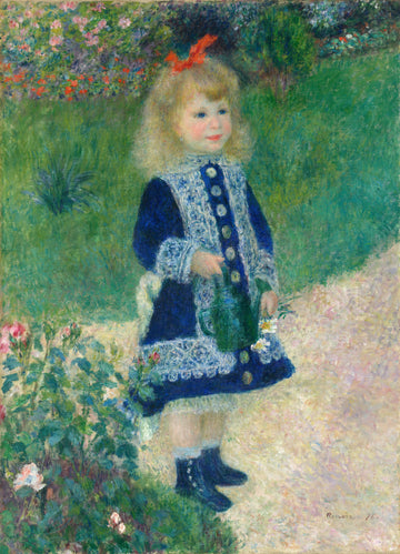 A Girl with a Watering Can — Pierre-Auguste Renoir (1876)
