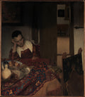 A Maid Asleep — Johannes Vermeer (ca. 1656–57)