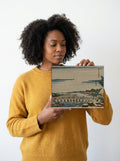 Held for scale — 10 x 8 inch canvas