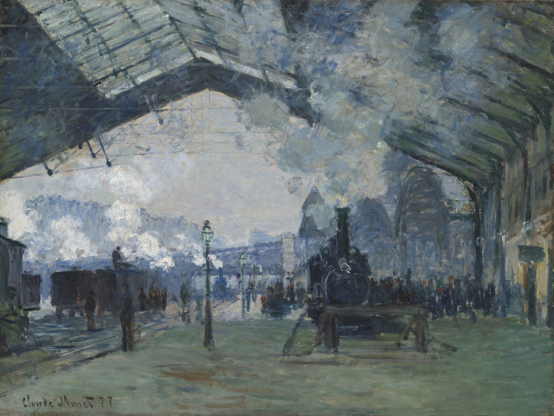 Arrival of the Normandy Train, Gare Saint-Lazare — Claude Monet (1877)