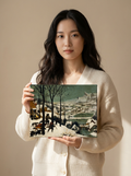 Held for scale — 10 x 8 inch canvas