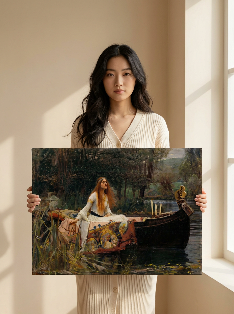 Held for scale — 24 x 18 inch canvas