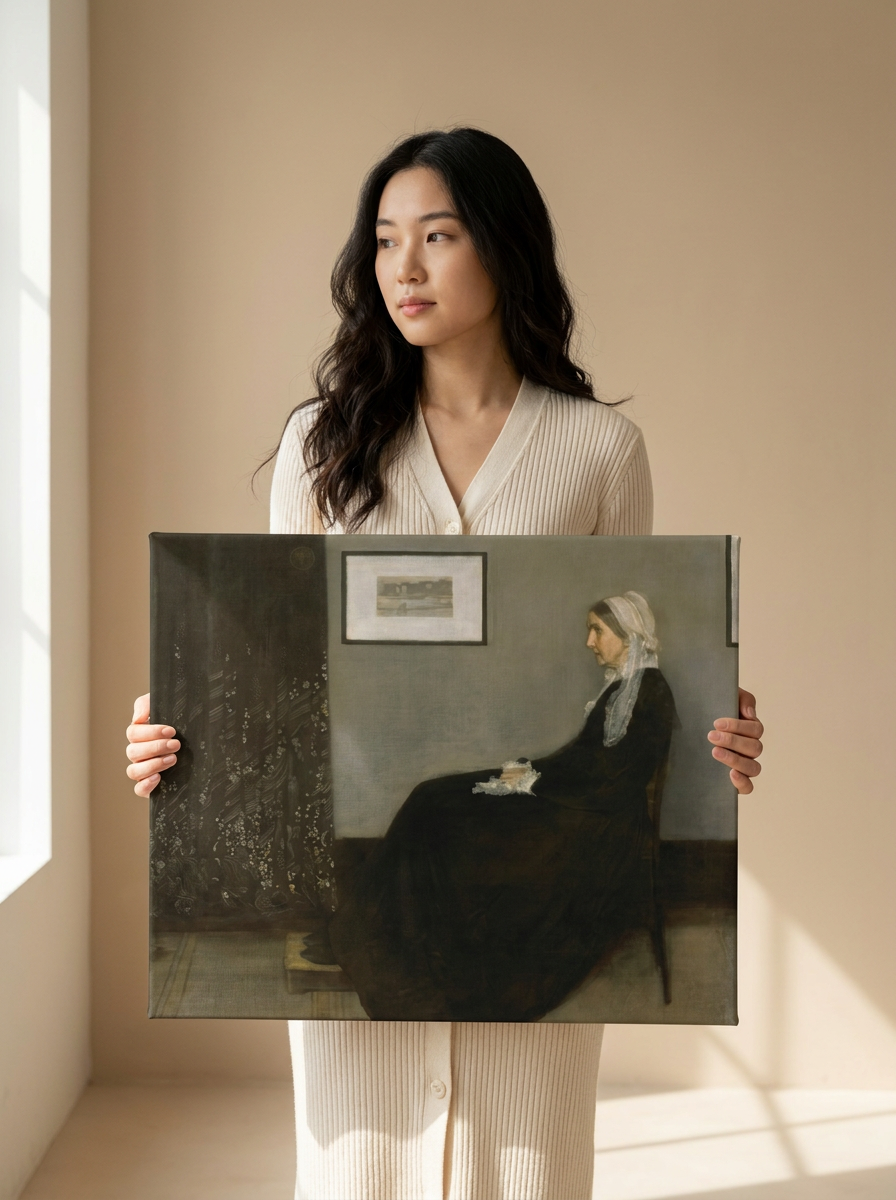 Held for scale — 24 x 18 inch canvas
