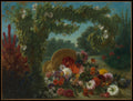 Basket of Flowers — Eugene Delacroix (1848–49)