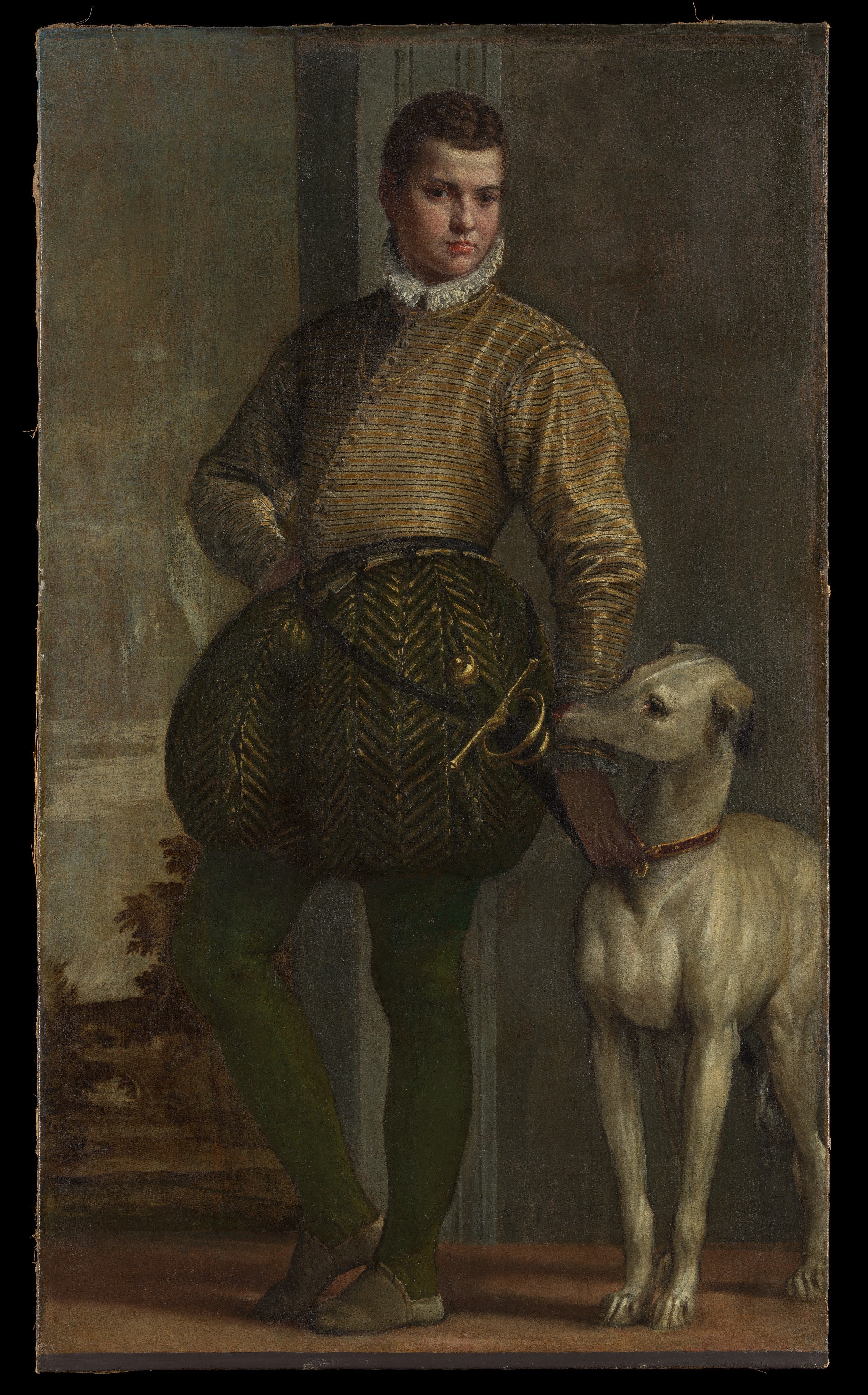 Boy with a Greyhound — Paolo Veronese (possibly 1570s)