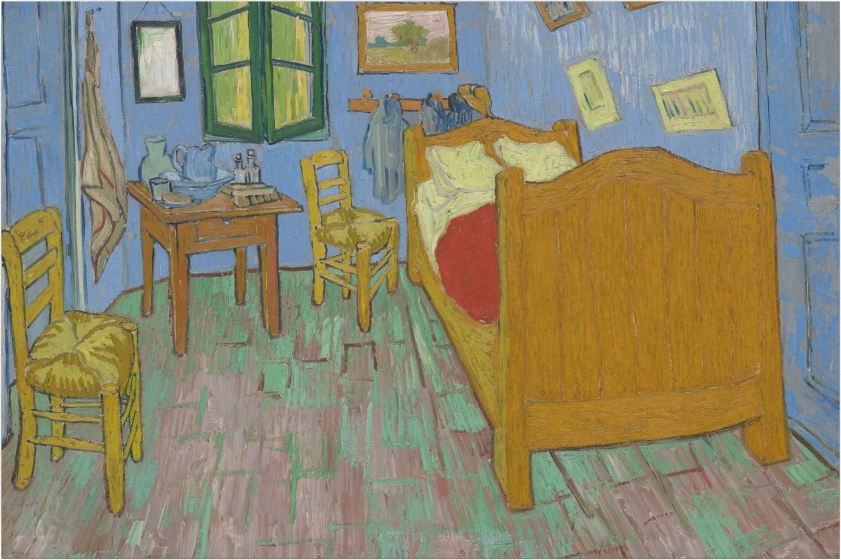 The Bedroom — flat artwork