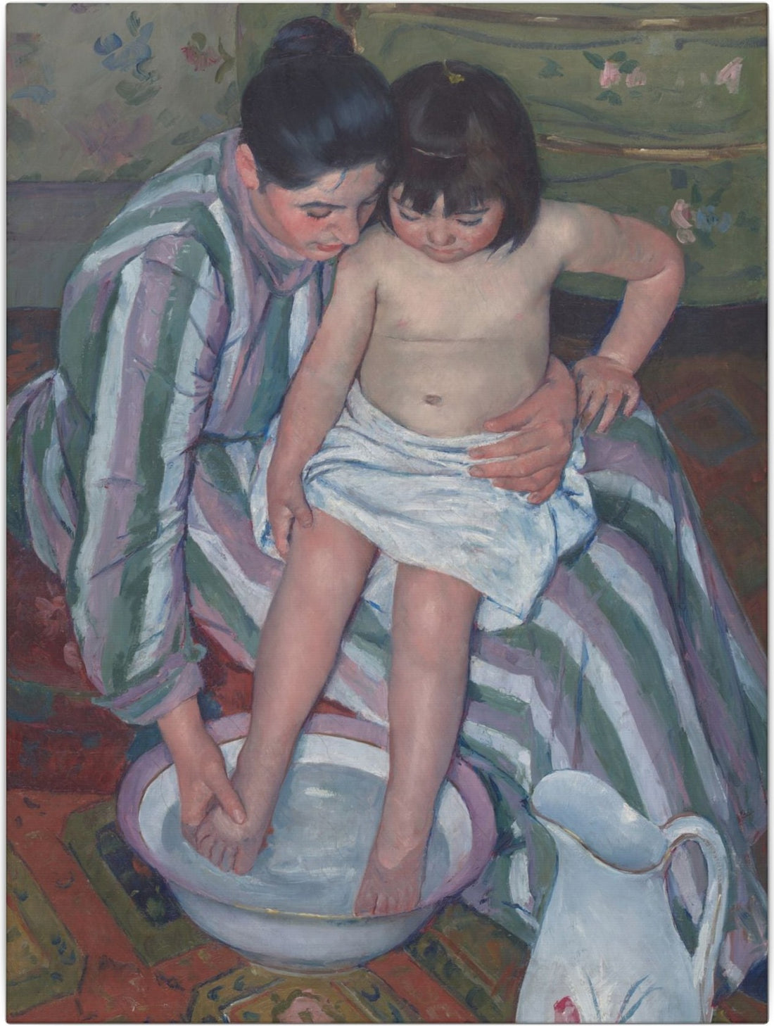 The Child's Bath — flat artwork