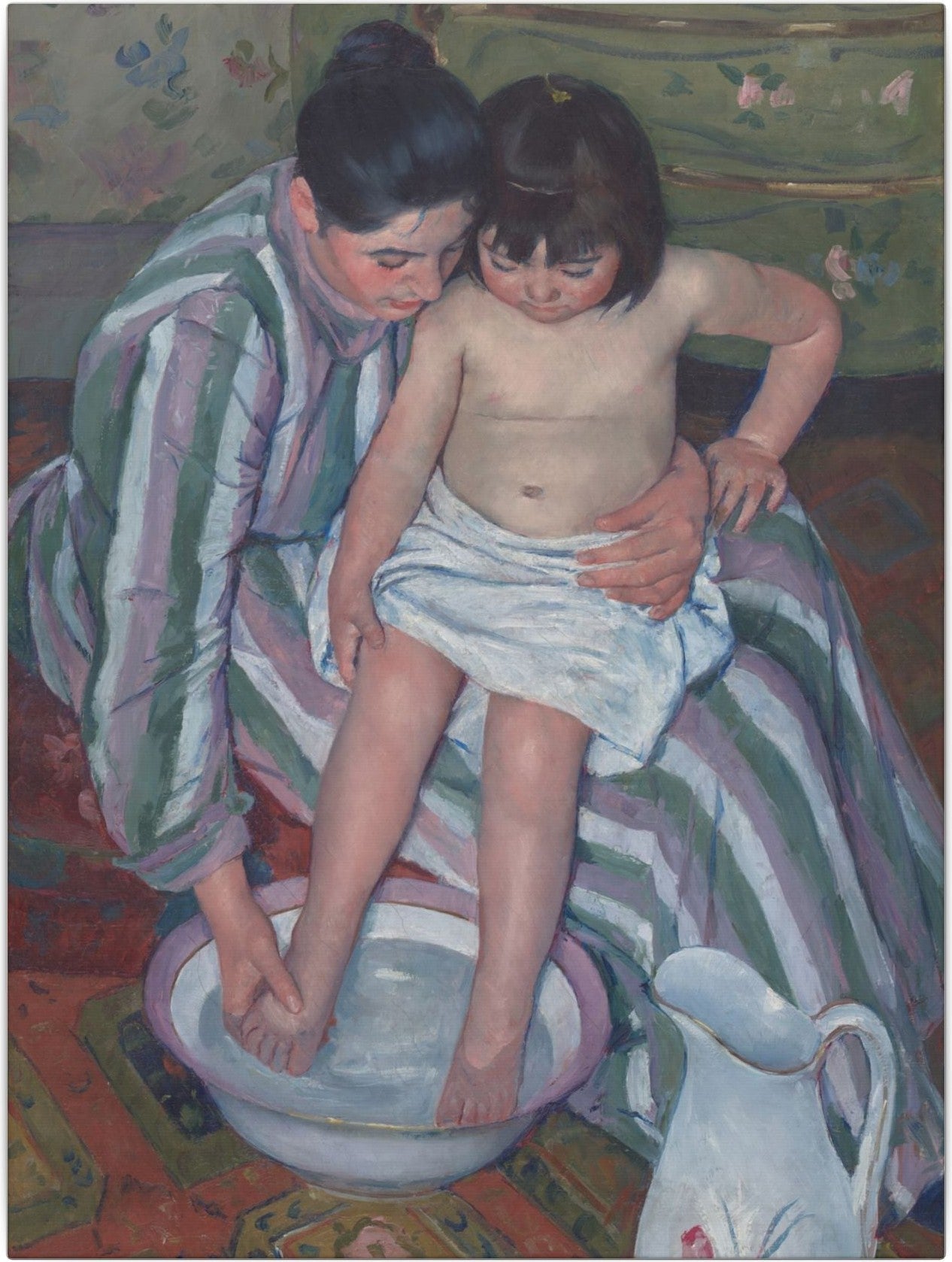 The Child's Bath — flat artwork
