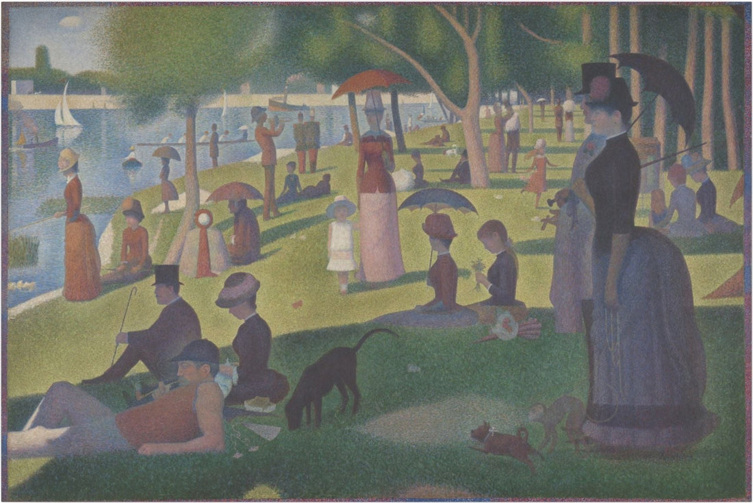 A Sunday on La Grande Jatte — flat artwork