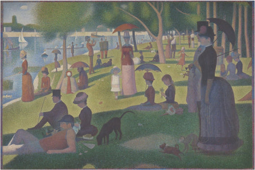 A Sunday on La Grande Jatte — flat artwork