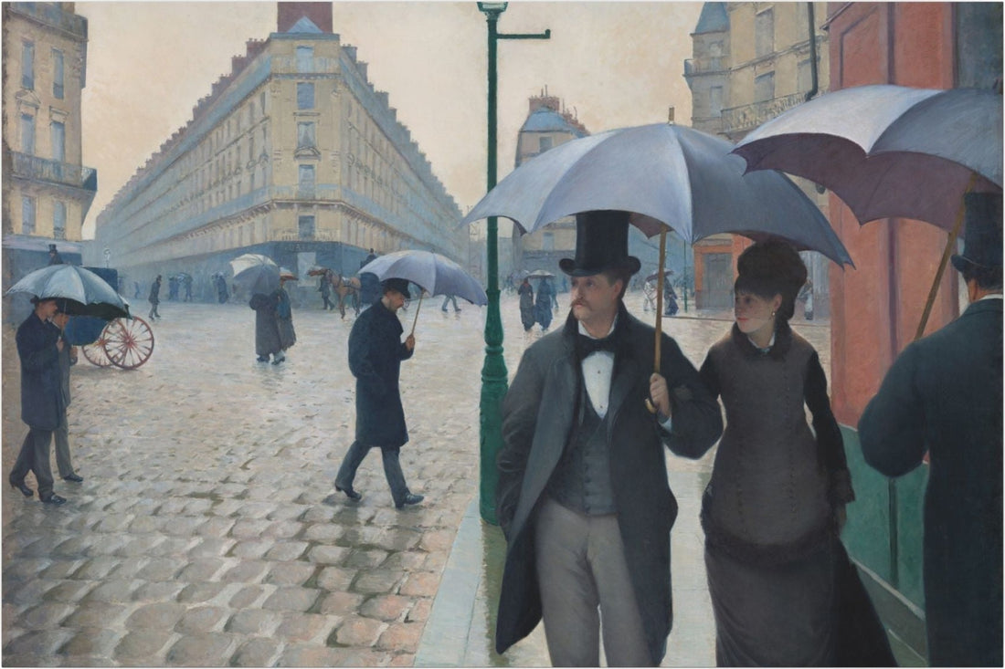 Paris Street; Rainy Day — flat artwork