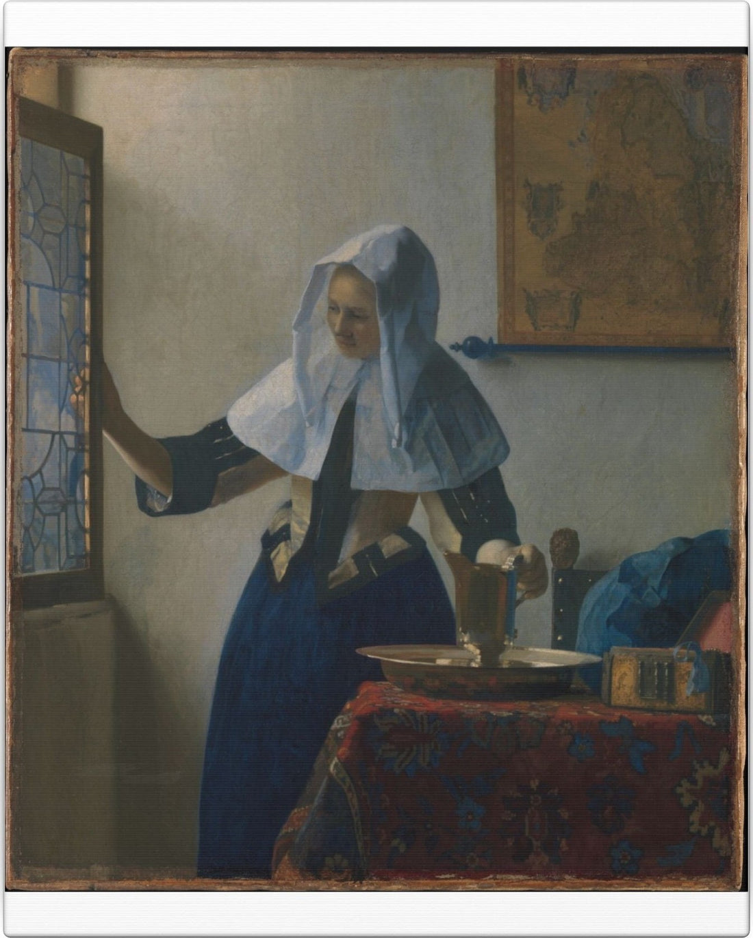 Young Woman with a Water Pitcher — flat artwork