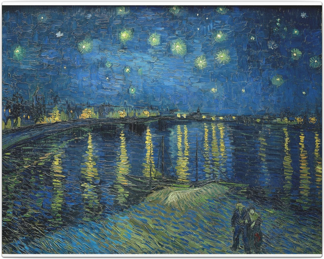 Starry Night Over the Rhône — flat artwork