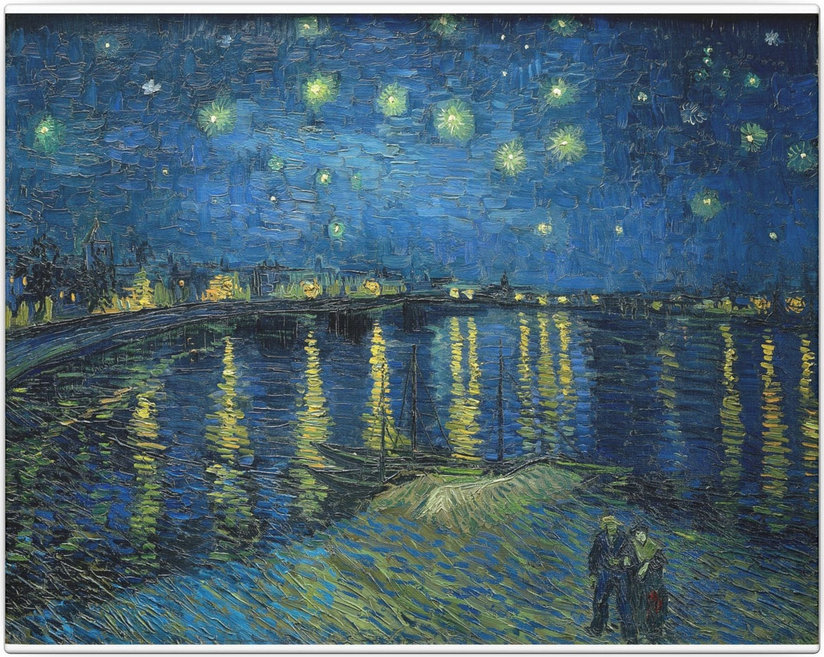 Starry Night Over the Rhône — flat artwork