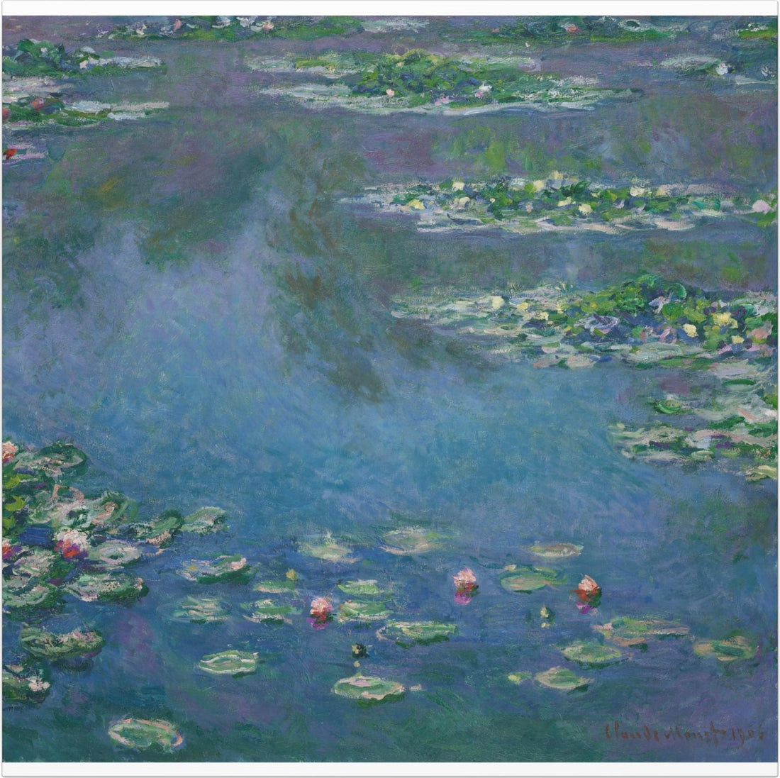 Water Lilies — flat artwork