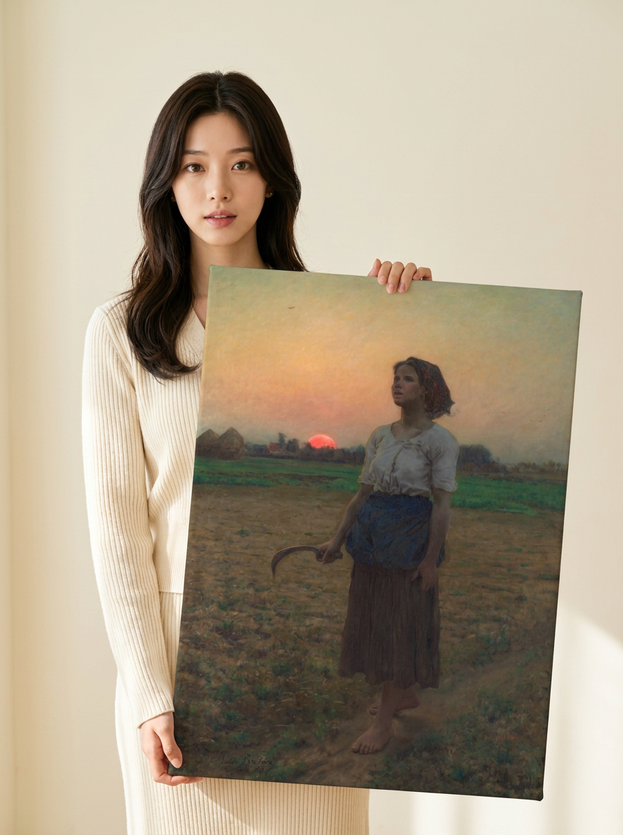 Held for scale — 24 x 36 inch canvas (nearest to the original)
