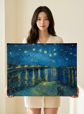 Held for scale — 24 x 18 inch canvas