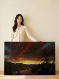 Held for scale — 48 x 32 inch canvas (nearest to the original)