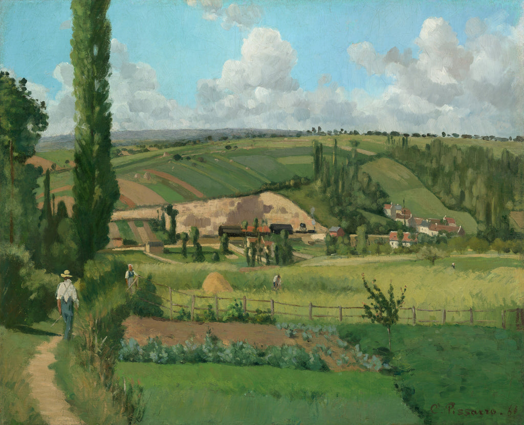 Landscape at Les Pâtis, Pontoise — Camille Pissarro (1868)