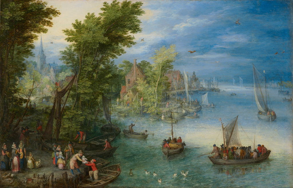 River Landscape — Jan Brueghel the Elder (1607)
