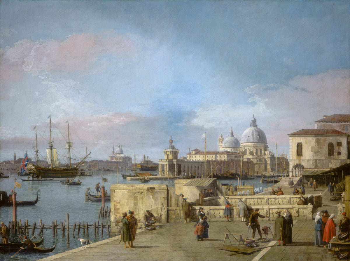 Entrance to the Grand Canal from the Molo, Venice — Canaletto (1742/1744)
