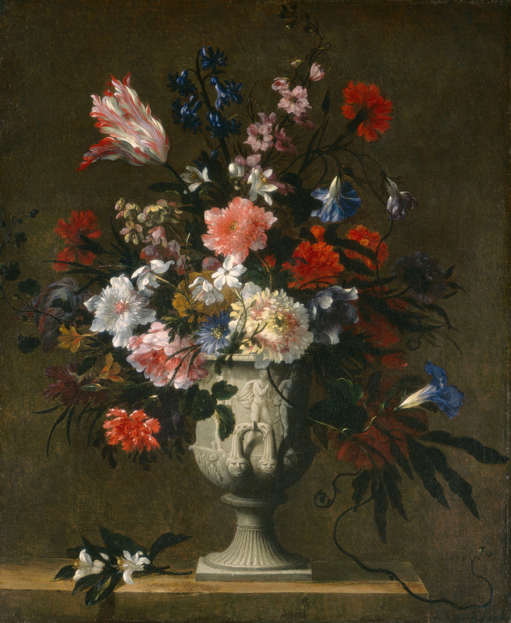 Flowers in a Classical Vase — French 17th Century (late 17th century)