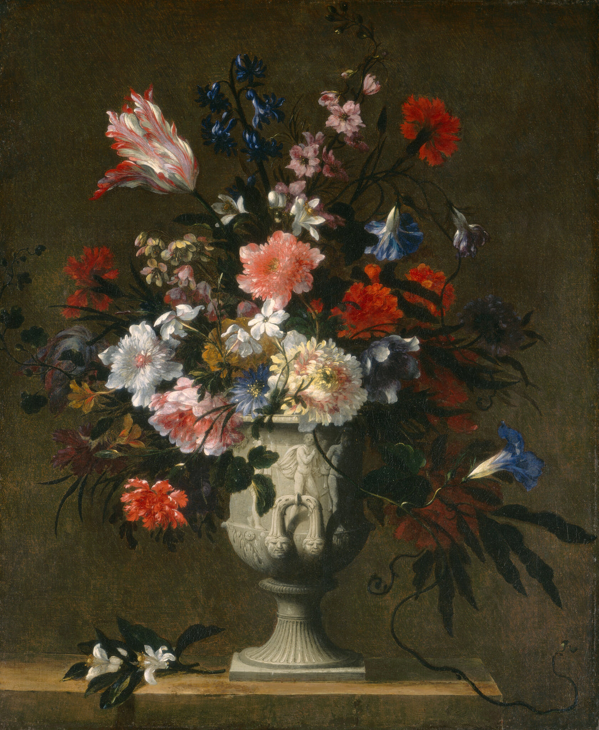 Flowers in a Classical Vase — French 17th Century (late 17th century)