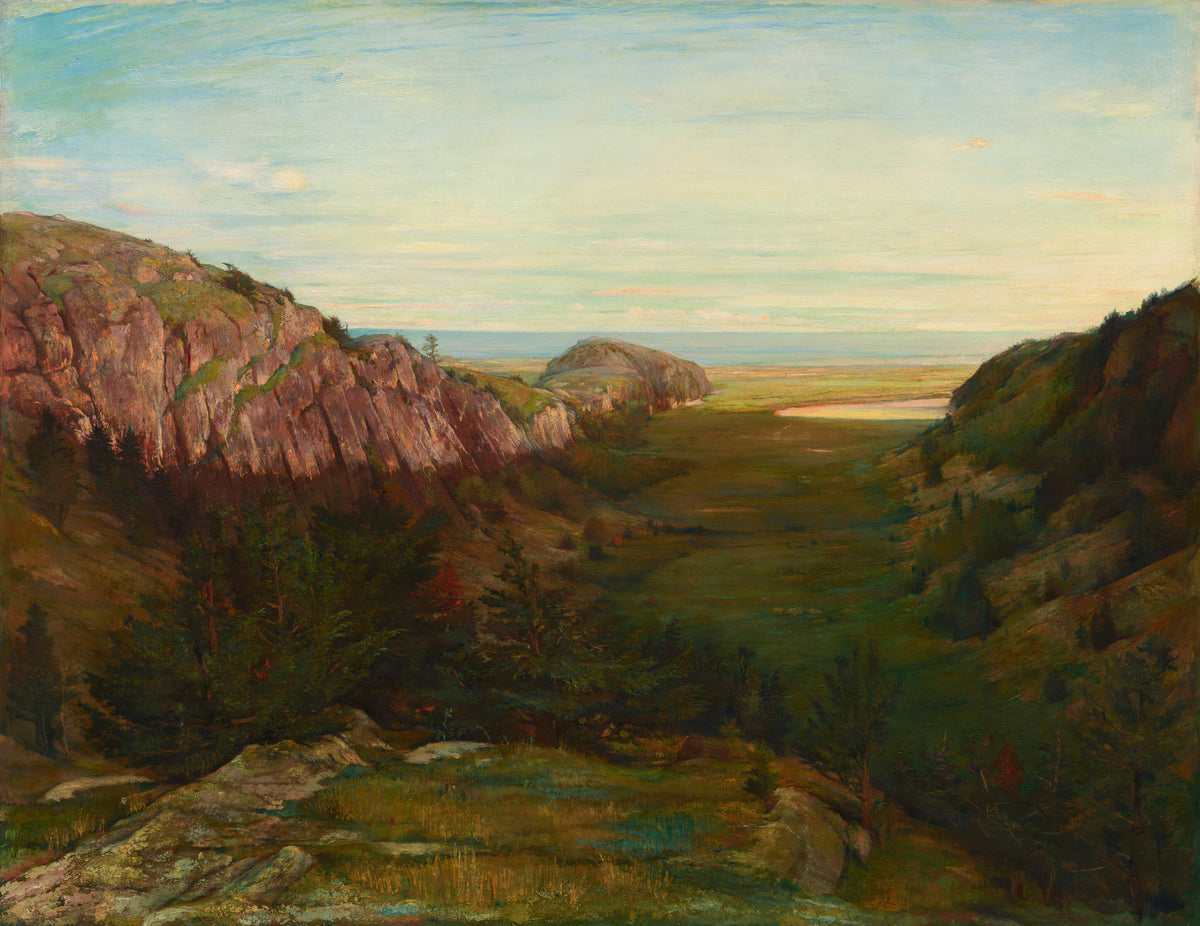 The Last Valley - Paradise Rocks — John La Farge (1867-1868)