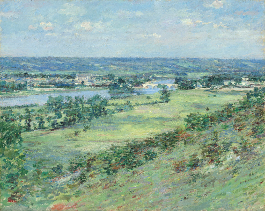 The Valley of the Seine, from the Hills of Giverny — Theodore Robinson (1892)