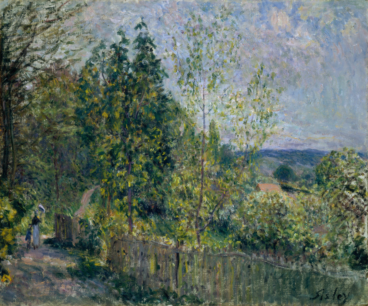 The Road in the Woods — Alfred Sisley (1879)