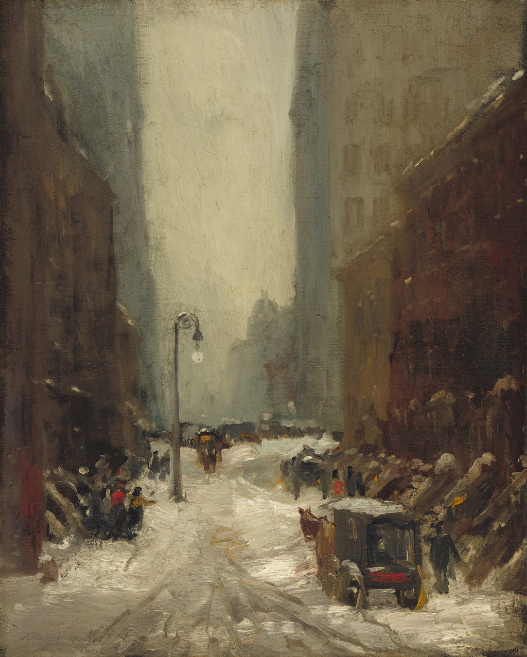 Snow in New York — Robert Henri (1902)