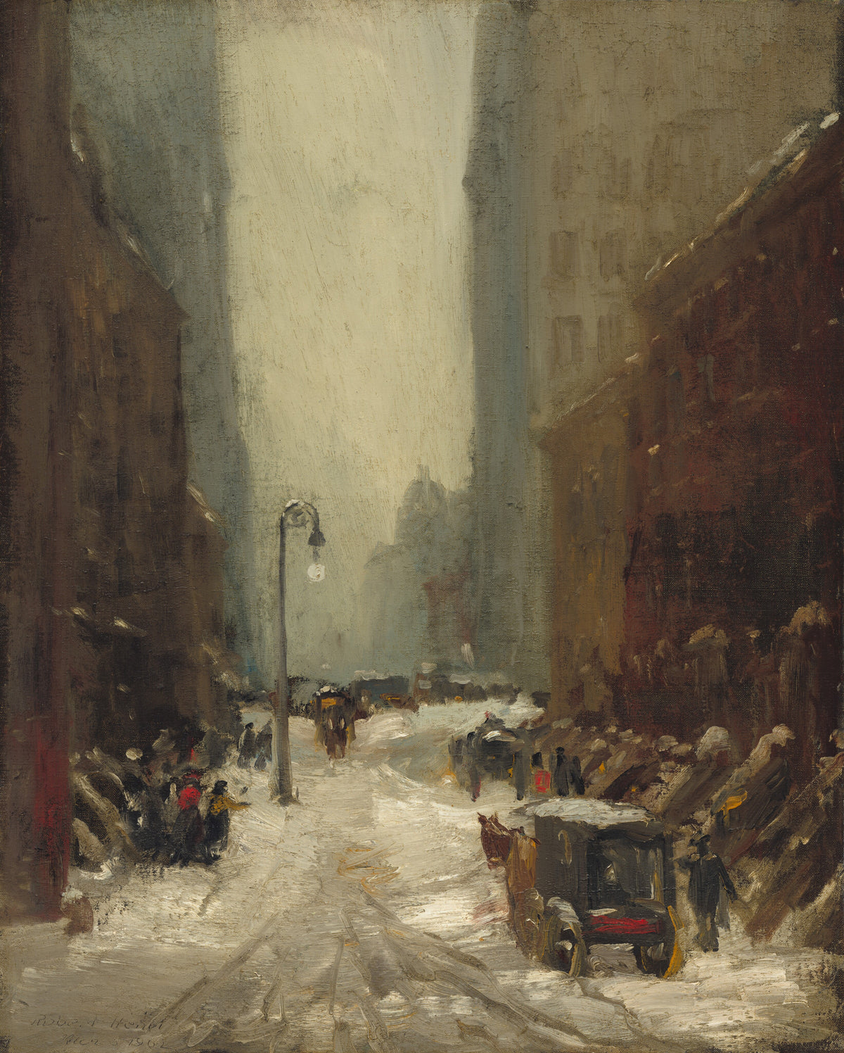 Snow in New York — Robert Henri (1902)