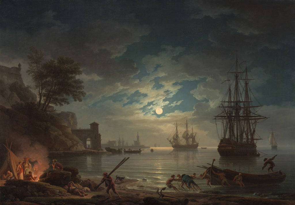 Moonlight — Claude-Joseph Vernet (1772)