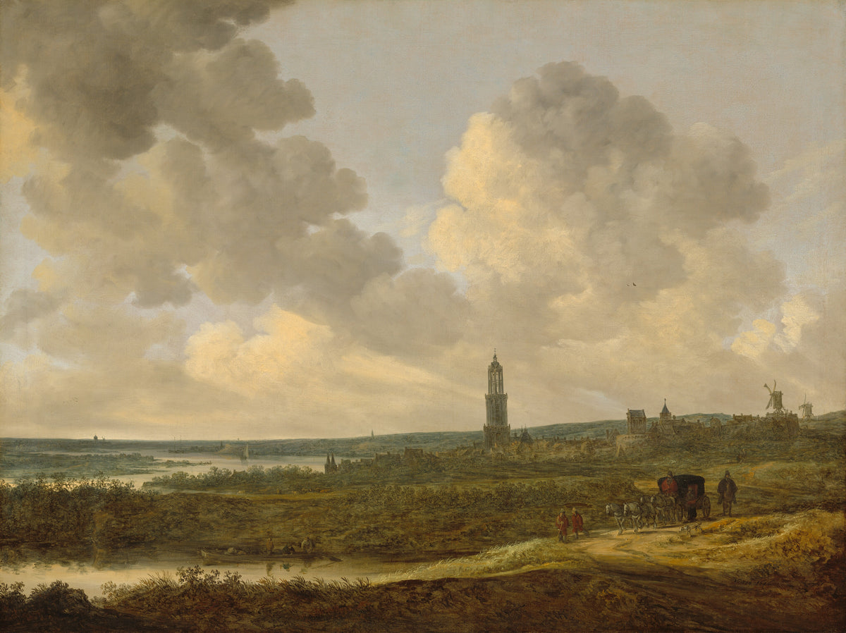 View of Rhenen — Jan van Goyen (1646)