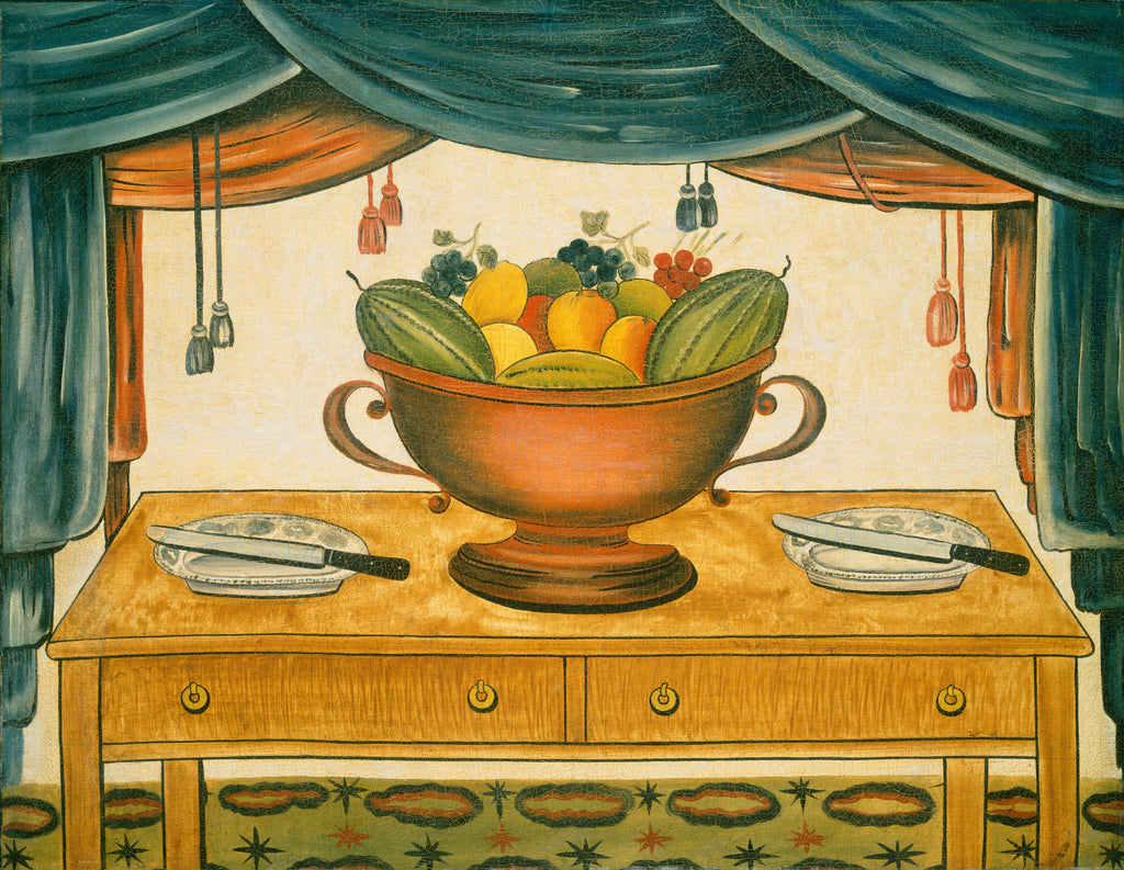 Bowl of Fruit — American 19th Century (c. 1830)
