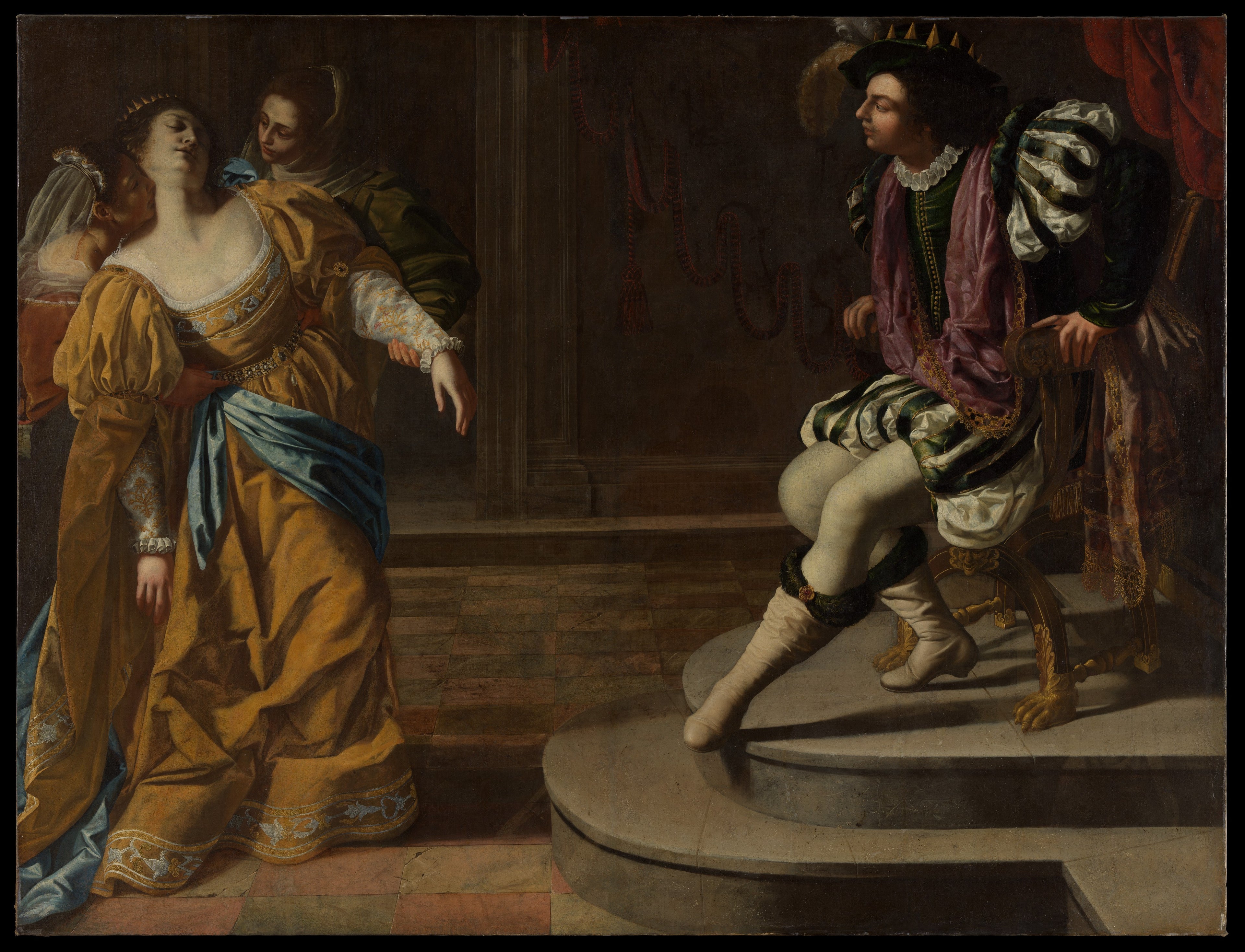 Esther before Ahasuerus — Artemisia Gentileschi (1620s)