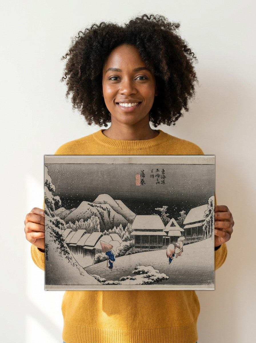 Held for scale — 14 x 11 inch canvas