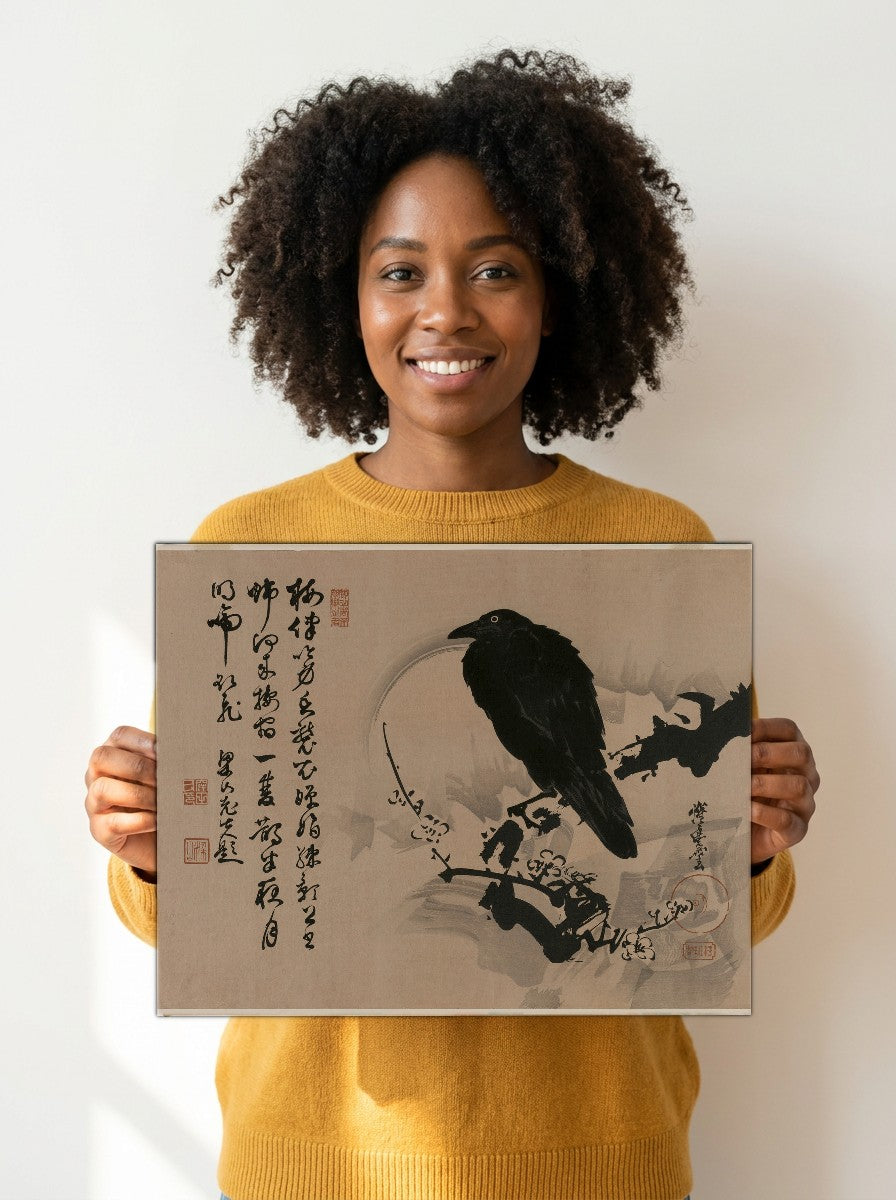 Held for scale — 14 x 11 inch canvas