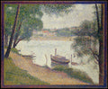 Gray Weather, Grande Jatte — Georges Seurat (ca. 1886–88)