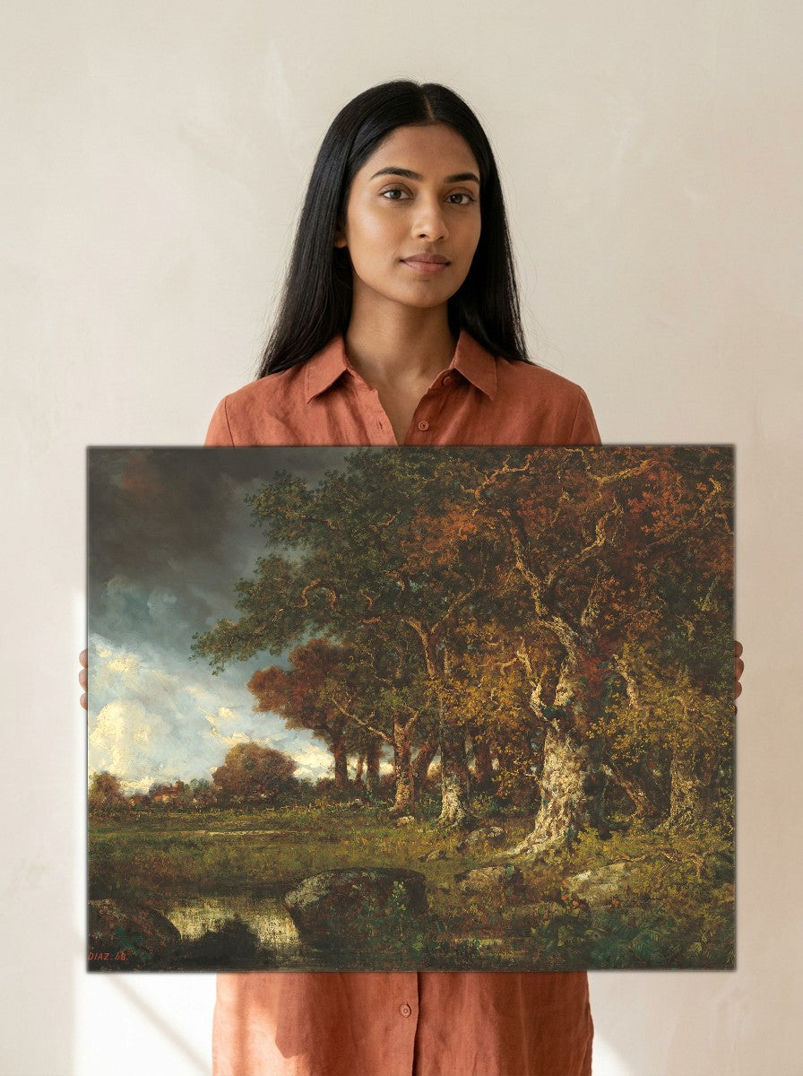 Held for scale — 24 x 18 inch canvas