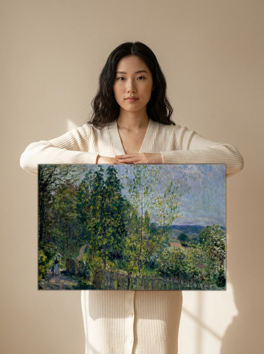 Held for scale — 24 x 18 inch canvas