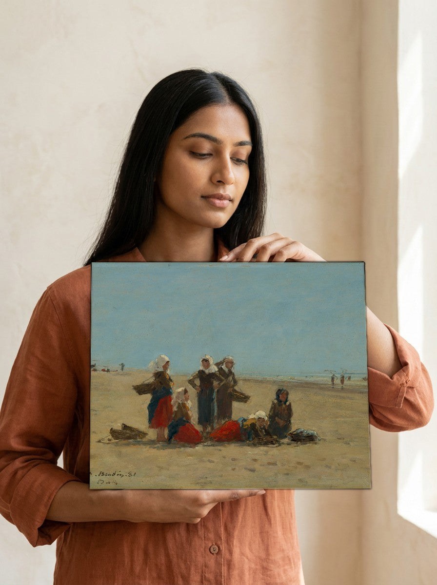 Held for scale — 10 x 8 inch canvas