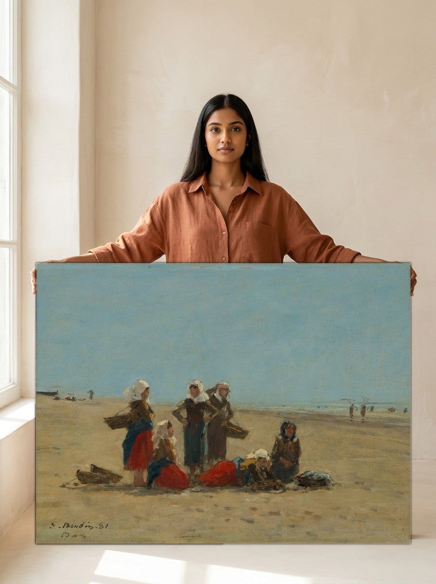 Held for scale — 36 x 24 inch canvas