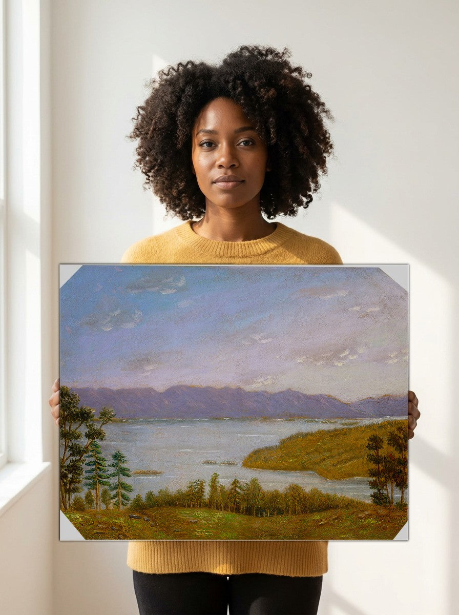 Held for scale — 24 x 18 inch canvas